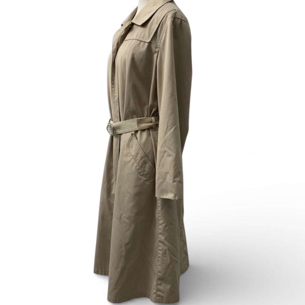 London Fog women's beige unlined trench coat - Picture 4 of 8